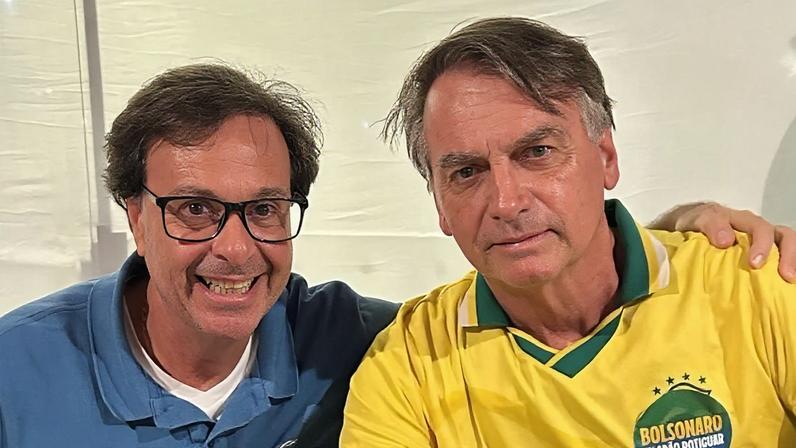 Ex-ministro Gilson Machado com Bolsonaro em almoço em Natal (RN)
