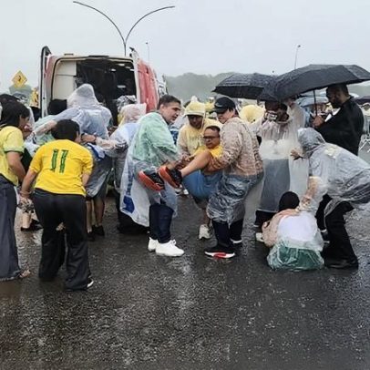 Na marcha de Nikolas, retórica radical resulta em feridos