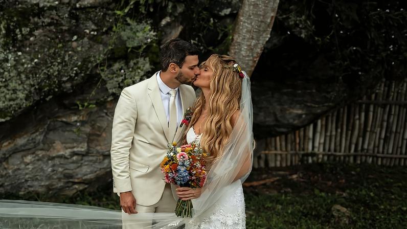 Casamento de Lucas Malvacini e Anna Laura — Foto: Divulgação