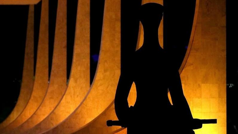 Estátua da Justiça, em frente ao prédio do STF, em Brasília