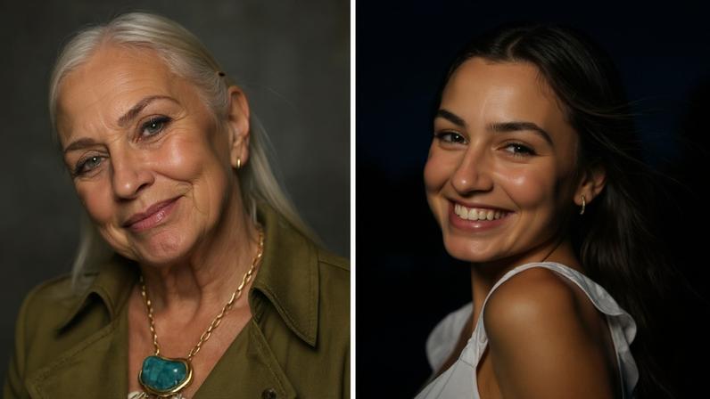 Fafá de Belém e a neta Laura — Foto: Reprodução/Instagram