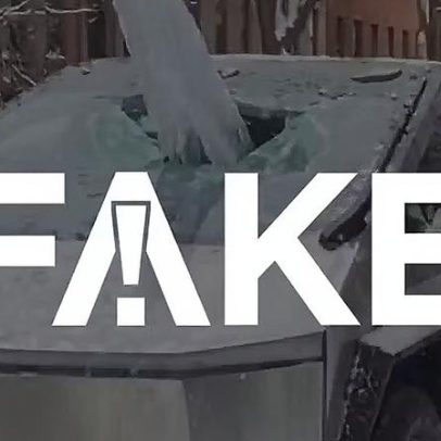 Vídeo falso mostra Cybertruck com adaga de gelo; criado com IA
