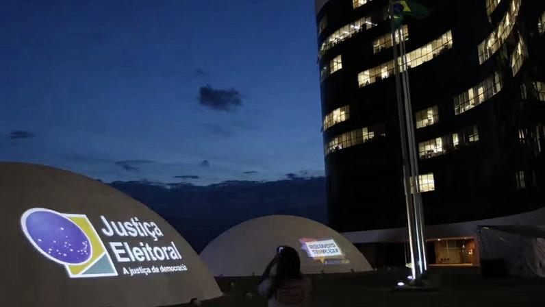 Fachada do prédio do Tribunal Superior Eleitoral (TSE) em Brasília. — Foto: Fabio Rodrigues Pozzebom/Agência Brasil