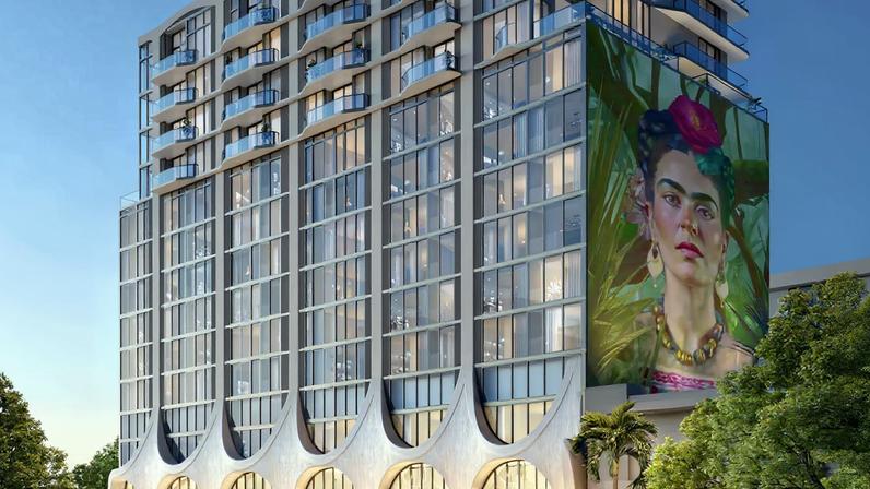 A rendering of the the Frida Kahlo Wynwood Residences. ARX Creative