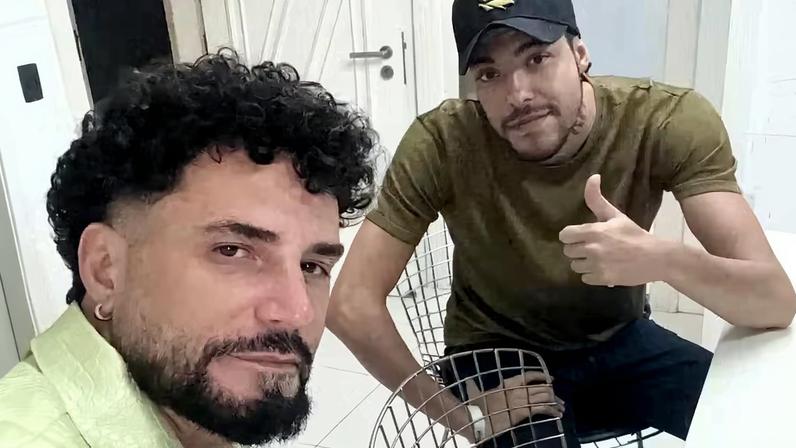 Latino e Guilherme — Foto: Reprodução/Instagram