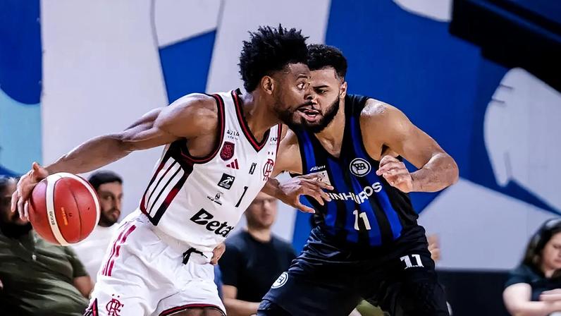 Pinheiros derrotou o Flamengo no primeiro turno do NBB (Foto: Fernanda Georges/ECP)