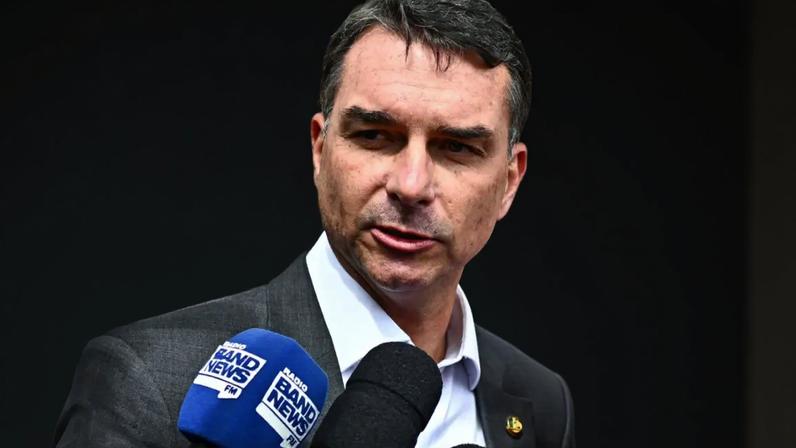 O senador Flávio Bolsonaro (PL-RJ). (Foto: André Borges/EFE)