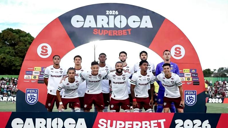 Time do Fluminense para o confronto contra o Boavista, pelo Campeonato Carioca (Foto: Marcelo Gonçalves/FFC)
