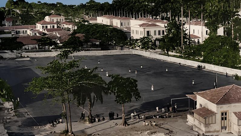 O terreno da Rua Guanabara deu origem ao Estádio das Laranjeiras, um dos marcos do futebol brasileiro. (Foto: Fluminense)