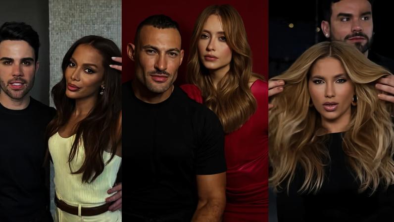 Mario Henrique e Anitta, Romeu Felipe e Maria Braz e Washington Nunes e Virginia — Foto: Divulgação