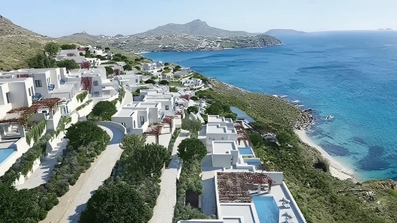 Four Seasons Hotel Mykonos está previsto para abrir no meio do ano na badalada ilha grega