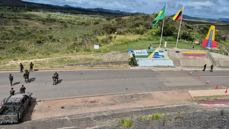 Brasília (DF), 03/01/2026 - Vista da entrada da fronteira Venezuela - Brasil em Pacaraima. Foto: Jean Oliveira/Arquivo pessoal