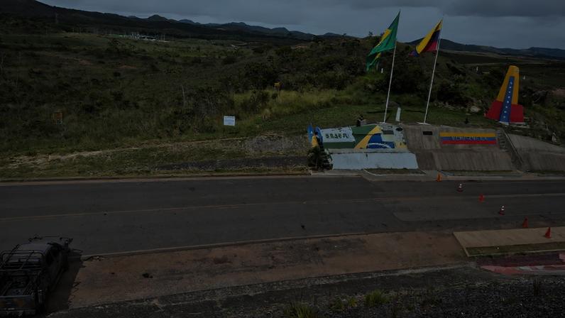 Brasília (DF), 03/01/2026 - Vista da entrada da fronteira Venezuela - Brasil em Pacaraima. Foto: Jean Oliveira/Arquivo pessoal