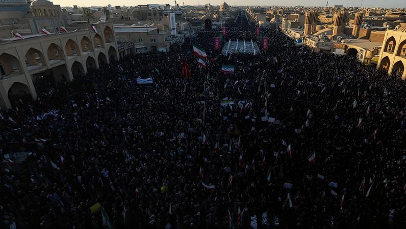 Tehran, 12/01/2026 - Ato pró-governo no Irã. Foto: Fars News Agency/Divulgação