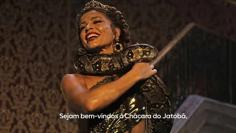 Grazi Massafera em cena de 'Dona Beja' — Foto: Reprodução/HBO Max