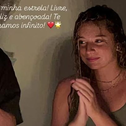 Letícia Spiller celebra 15º aniversário da caçula com Pedro Novaes