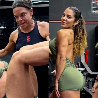 Gabi Martins treina para o Carnaval ao lado de amiga e musa da Vila Isabel