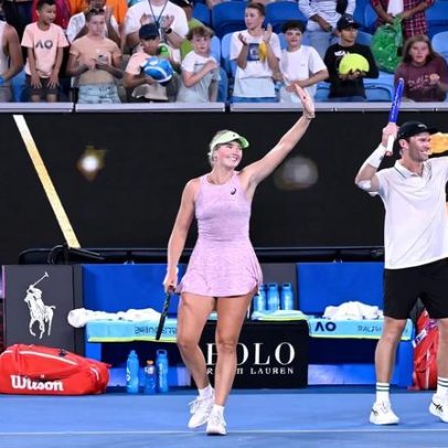 Australianos buscam bronze nas duplas mistas em Melbourne