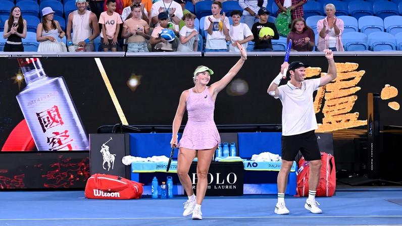 Olivia Gadecki e John Peers (Foto: Tennis Australia)