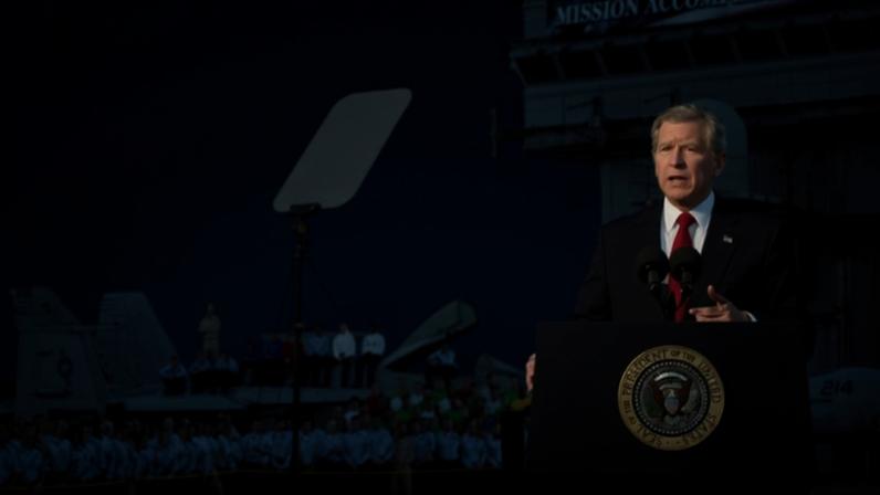 George W. Bush proclaims mission accomplished in Iraq