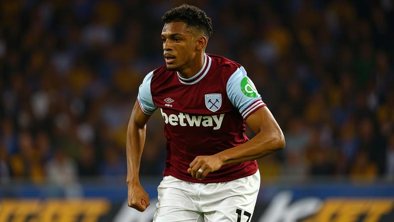 Luis Guilherme, do West Ham — Foto: Malcolm Couzens/Getty Images