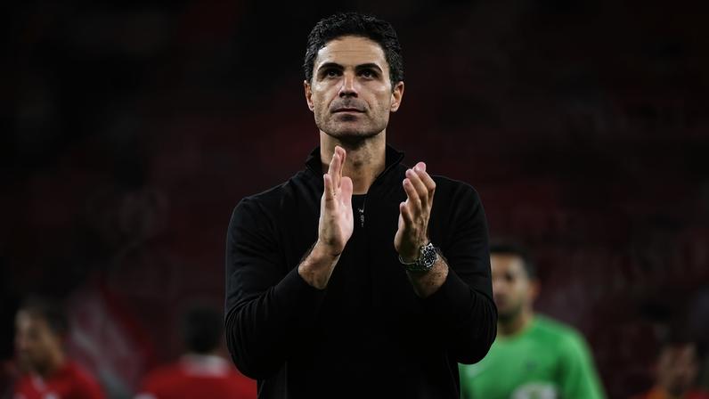 Mikel Arteta, técnico do Arsenal — Foto: David Ramos/Getty Images