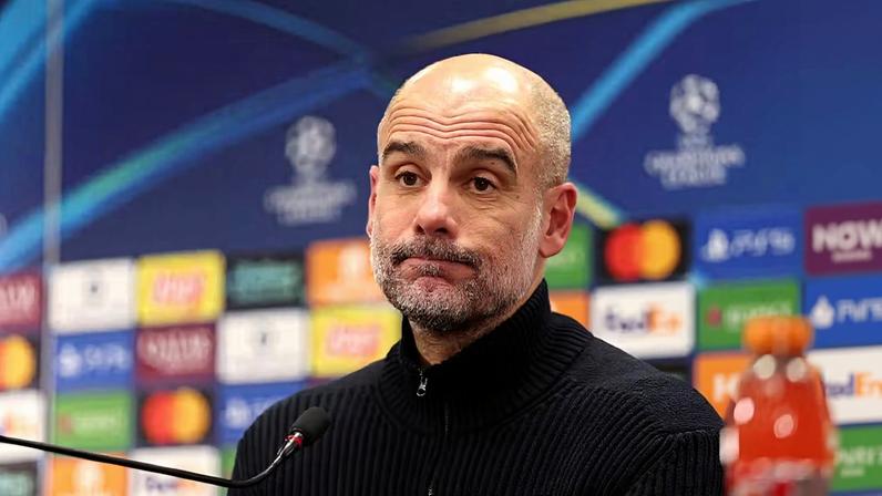 Pep Guardiola reconhece as dificuldades do Manchester City diante do Bodo/Glimt — Foto: Getty Images