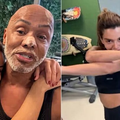 Giovanna Lancellotti faz aulas de samba com professor de Virginia Fonseca