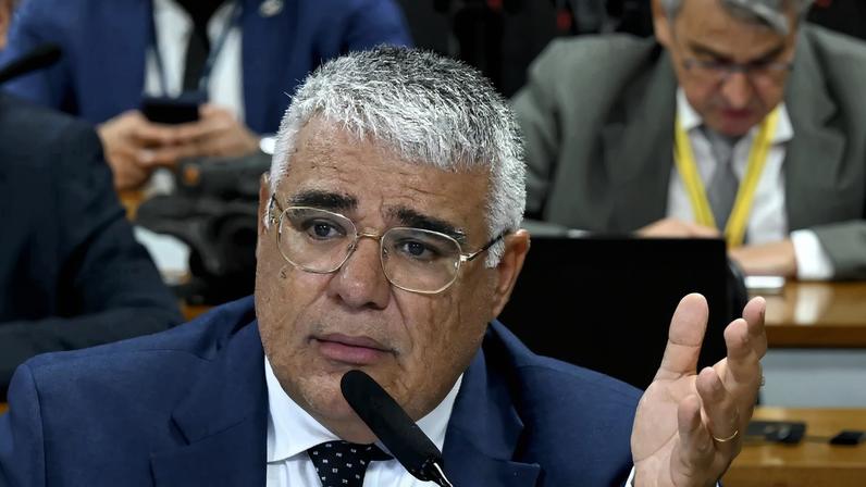 O senador Eduardo Girão (Novo-CE), autor do requerimento da CPI. (Foto: Jefferson Rudy / Agência Senado)