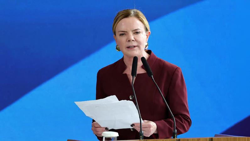 Gleisi Hoffmann atende a pedido de Lula e anuncia pré-candidatura ao Senado pelo Paraná nas eleições deste ano. (Foto: Fabio Rodrigues-Pozzebom/ Agência Brasil)
