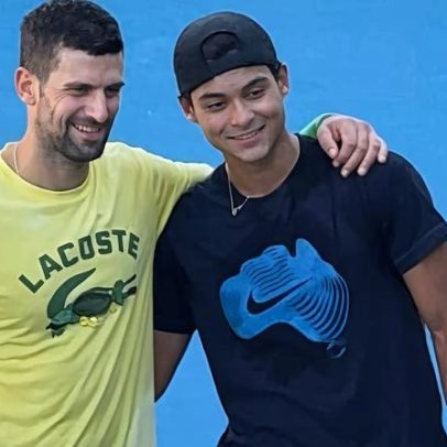 Guto treina com Djokovic na Austrália e busca aproveitar ao máximo