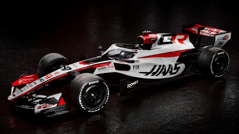 Haas divulga pintura do carro para a temporada de 2026 da F1 — Foto: Divulgação/Haas/F1