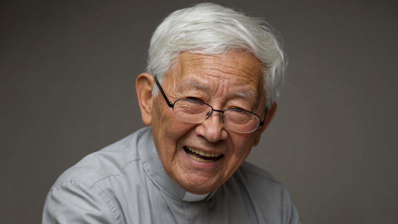 A photo of Cardinal Zen