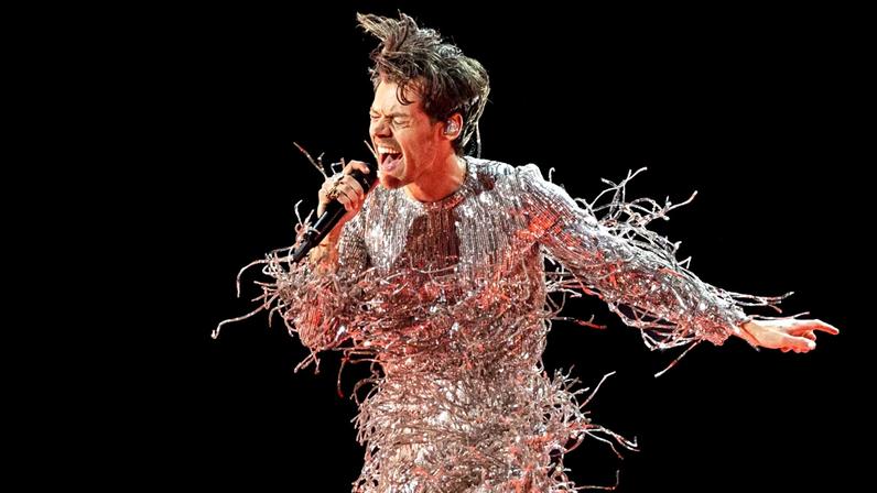 Harry Styles at the 65th Annual GRAMMY Awards held at Crypto.com Arena on February 5, 2023 in Los Angeles, California. (Photo by Christopher Polk/Variety via Getty Images)