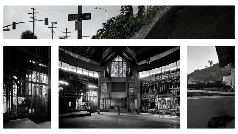 Pacific Palisades Presbyterian Church a year after the fire.