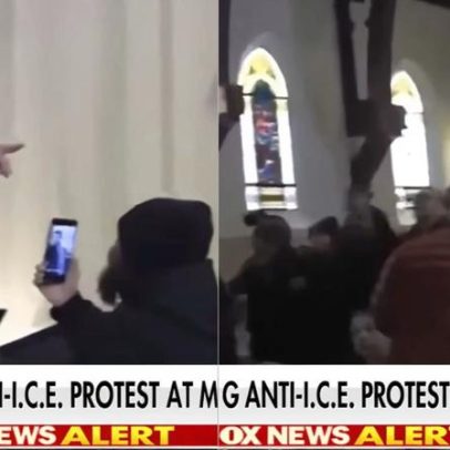 Manifestantes que invadiram a Igreja Batista são presos
