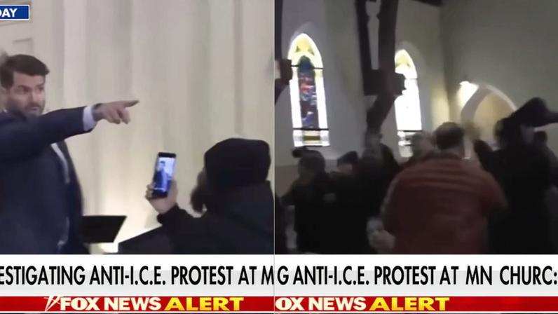 Ativistas interrompem culto em protesto contra ICE