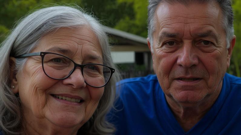 Maria Deusdete da Mata Ribeiro, de 67 anos, e Marcos da Mata Ribeiro, 68 anos. Créditos: Arquivo Pessoal