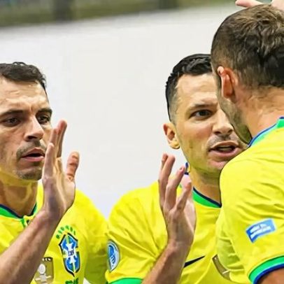 Brasil enfrenta Venezuela pela liderança do Grupo B na Copa América de Futsal