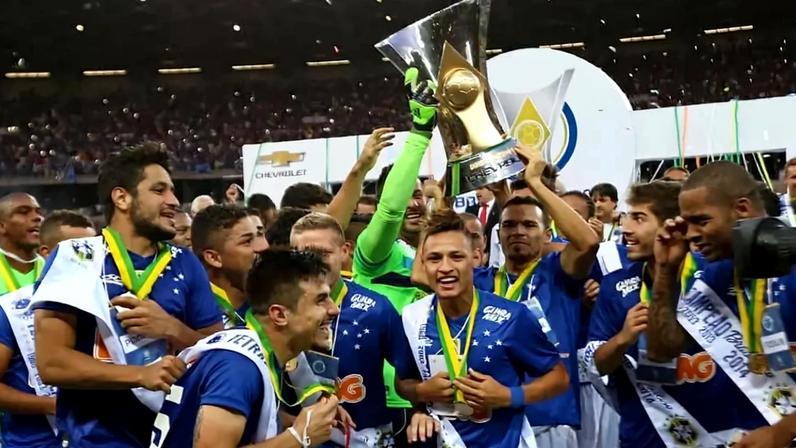 Cruzeiro campeão brasileiro em 2014 (Foto: Divulgação Cruzeiro)