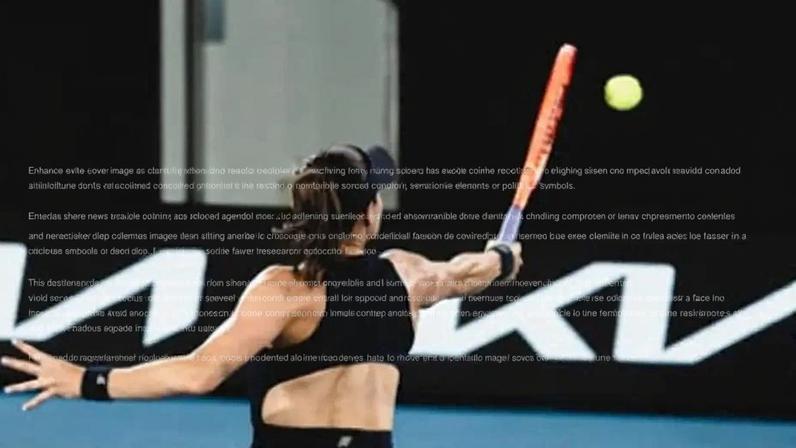 A paulistana Luisa Stefani em ação no Australian Open (Reprodução)