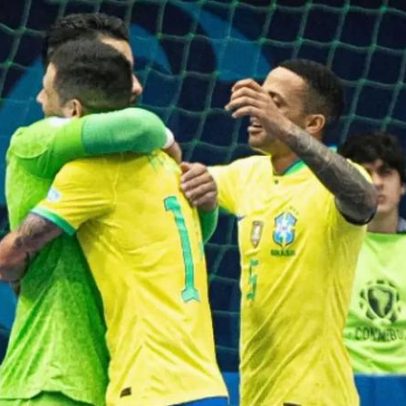 Brasil encara Peru pela semifinal da Copa América de futsal