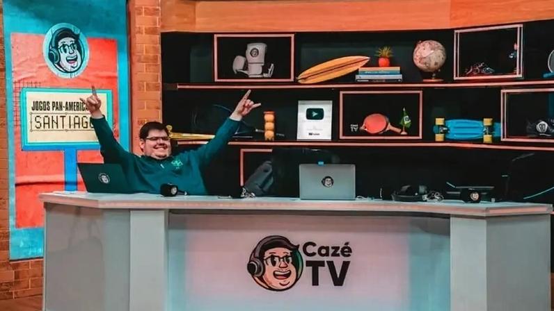 CazéTV em transmissões do Jogos Pan-Americanos (Foto: CazéTV/Divulgação)