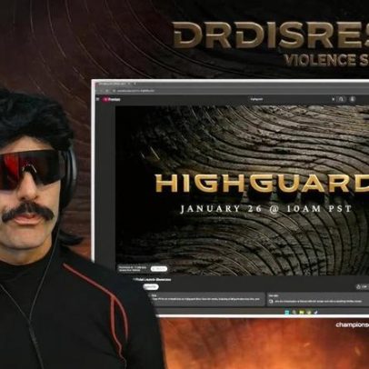 DrDisrespect mente sobre convite para evento de pré-estreia de Highguard