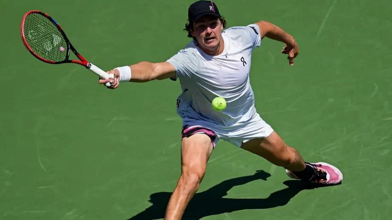 João Fonseca na vitória na estreia do US Open (Foto: Mike Lawrence/USTA)