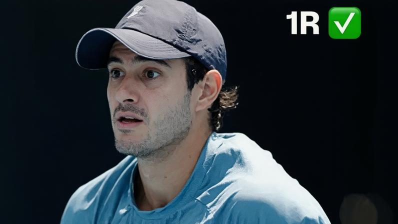 Gustavo Heide venceu a estreia do qualifying do Australian Open (Reprodução)