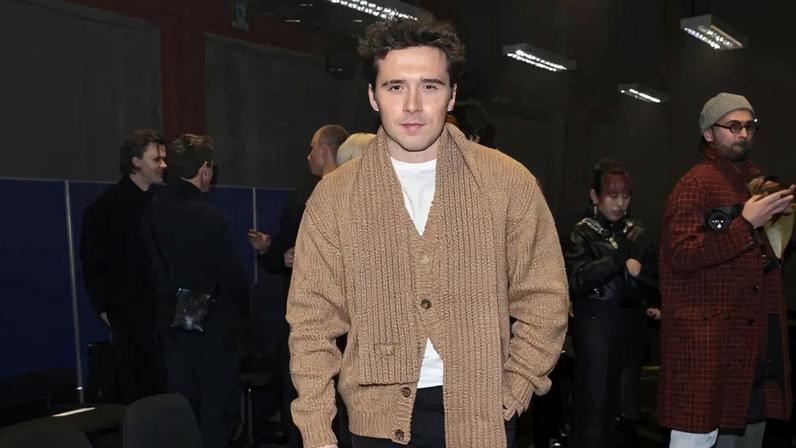 Brooklyn Beckham, (pictured above on Jan. 14), broke his silence on his family feud with a scathing statement Monday.