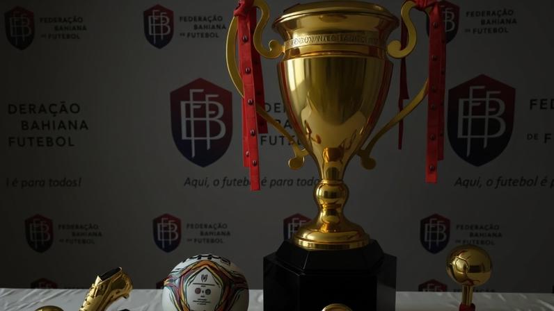 Troféu levantado pelo campeão baiano (Divulgação/FBF)