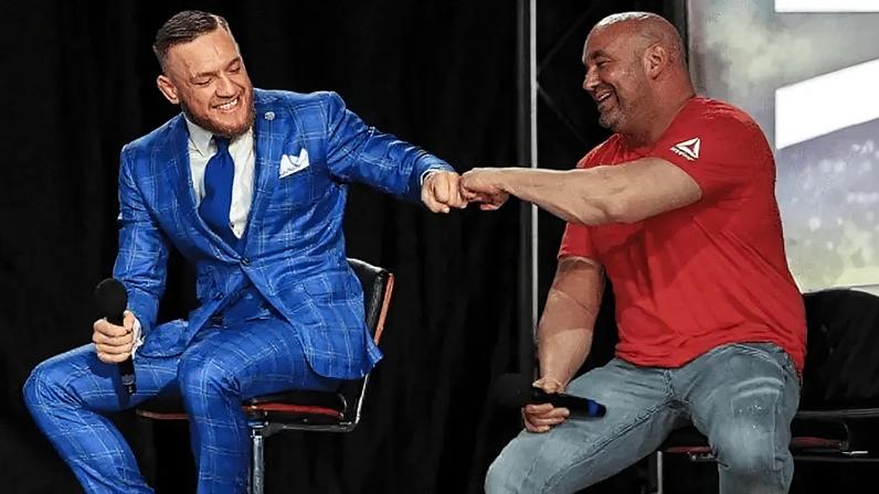 Conor McGregor com Dana White, CEO do UFC (FOTO: Reprodução/Twitter)