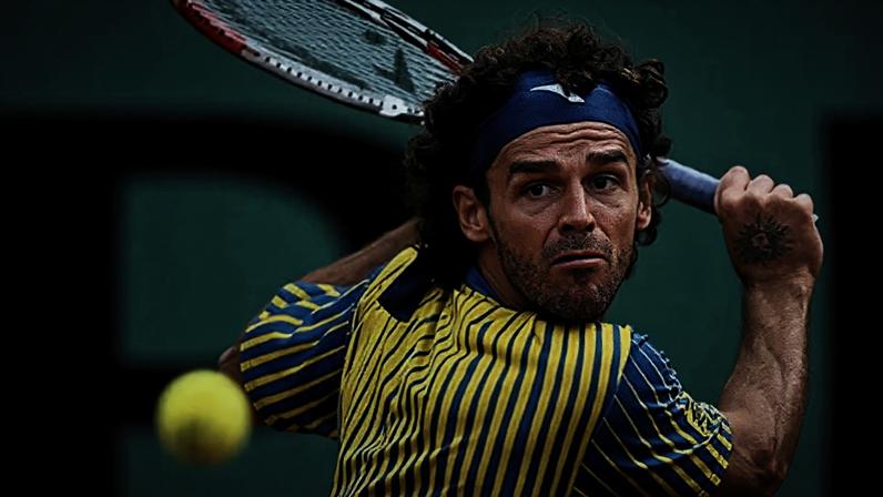 Guga Kuerten, tri de Roland Garros, em sua última participação no torneio, em 2008 (Arquivo)